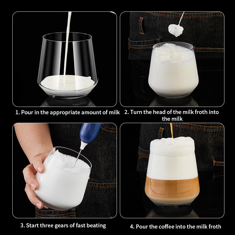 Handheld Milk Frother Electric Milk Frother Stirrer